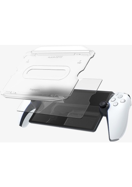 PlayStation Portal Remote Player ile Uyumlu Cam Ekran Koruyucu Kolay Kurulum GLAS.tR EZ Fit Slim HD - AGL07183