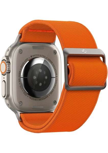 Apple Watch 49mm Ultra 2/1 - 46mm Seri 10 - 45mm Seri 9/8/7 - 44mm Seri SE2/SE/6/5/4 Kordon Kayış Band Lite Fit Ultra Orange - AMP05986