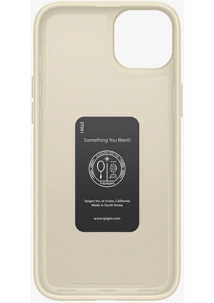 iPhone 15 Kılıf Thin Fit Mute Beige - ACS06782