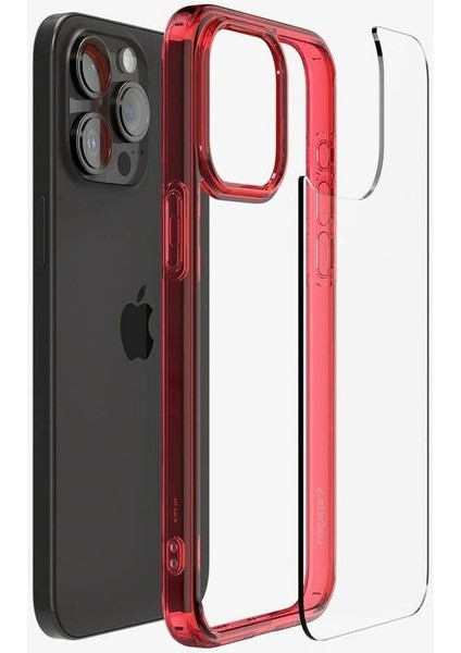 iPhone 15 Pro Max Kılıf Ultra Hybrid Deep Red - ACS07054