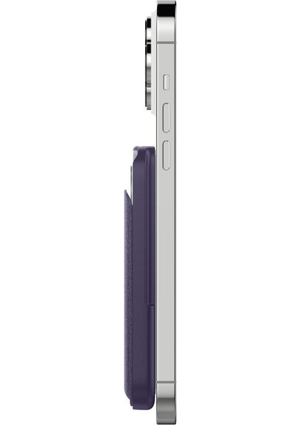 Caseology iPhone için MagSafe özellikli Kartlı Manyetik Cüzdan Nano Pop Grape Purple - AFA05980