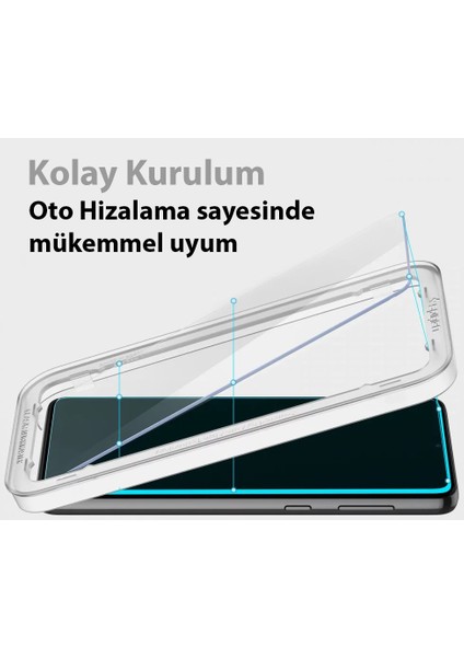 Galaxy A13 Cam Ekran Koruyucu Kolay Kurulum AlignMaster Glas.tR (2 Adet) - AGL04280