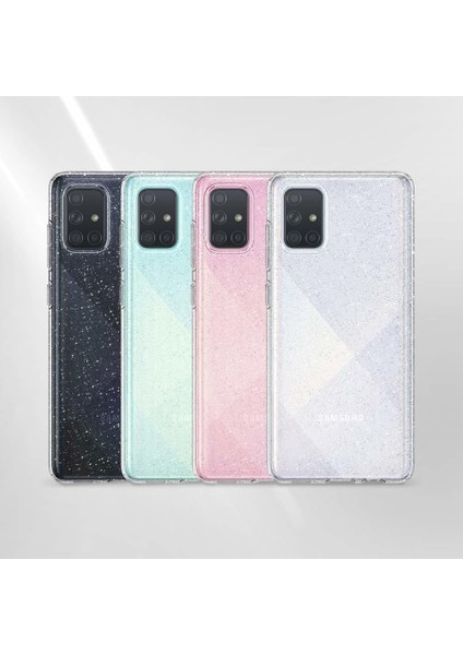 Galaxy A71 Kılıf Liquid Crystal Glitter Crystal Quartz - ACS00935