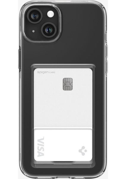 iPhone 15 Plus Kılıf Crystal Slot Crystal Clear - ACS06667