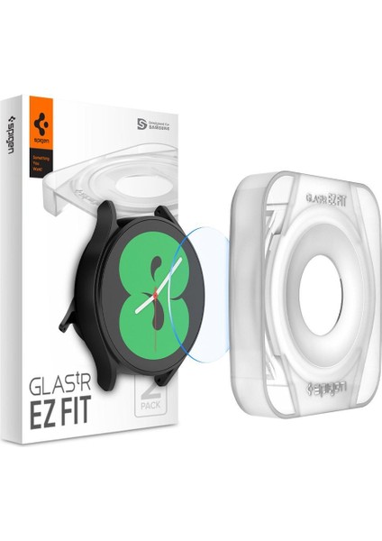Galaxy Watch 4 (40mm) Cam Ekran Koruyucu Kolay Kurulum GLAS.tR EZ Fit Slim HD (2 Adet) - AGL03428