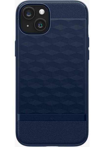 Caseology iPhone 15 Kılıf Parallax Mag MagSafe özellikli Midnight Blue - ACS06819