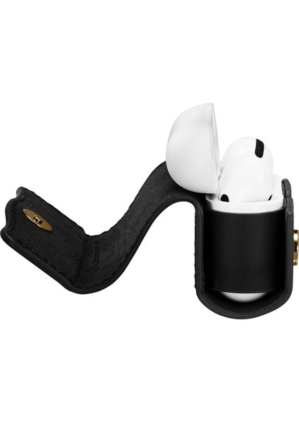 Caseology AirPods Pro (1.nesil) ile Uyumlu Kılıf Leather Chic (Deri) Black - ASD00668 indirimleri