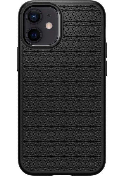 iPhone 12 mini Kılıf Liquid Air Matte Black - ACS01744