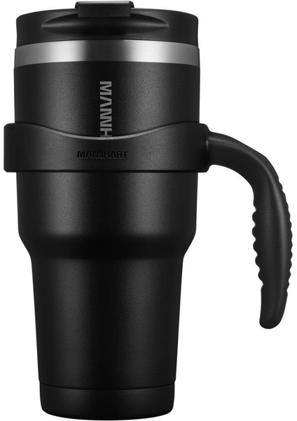 Mannhart by Spigen BH11 Seyahat Mug Termos Tutucu (900ml / 30oz ile Uyumlu) Karbon Fiber BPA İçermeyen Handle