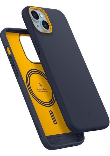 Caseology iPhone 14 Plus Kılıf Nano Pop Mag MagSafe özellikli Blueberry Navy - ACS04935