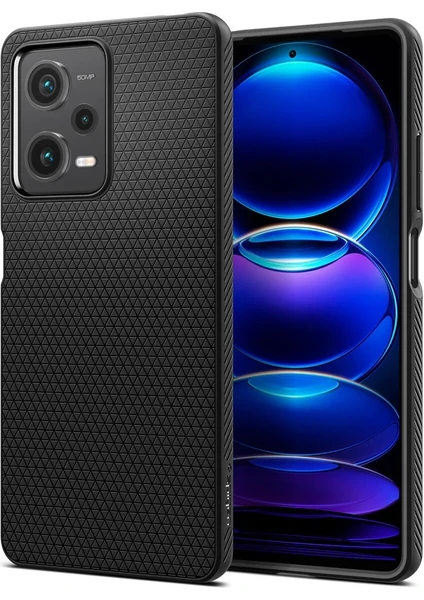 Poco X5 Pro 5G / Redmi Note 12 Pro 5G Kılıf Liquid Air Matte Black - ACS05788