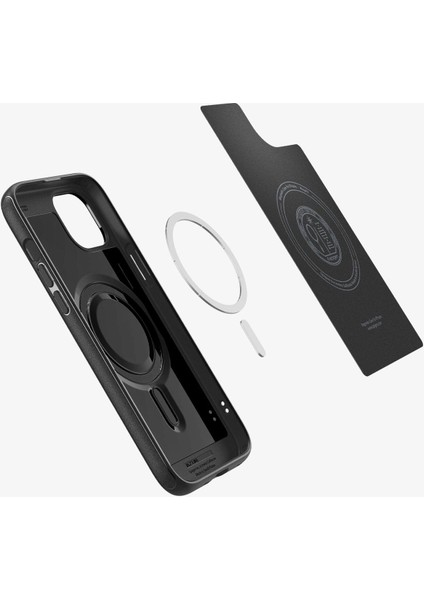 iPhone 15 Plus Kılıf Mag Armor MagFit MagSafe özellikli Matte Black - ACS06671