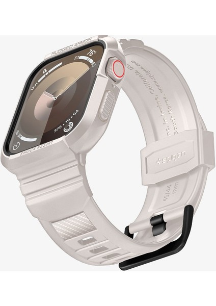 Apple Watch 45mm (Seri 9/8/7) Kılıf & Kordon Kayış Rugged Armor Pro Dune Beige - ACS07386 fiyatları