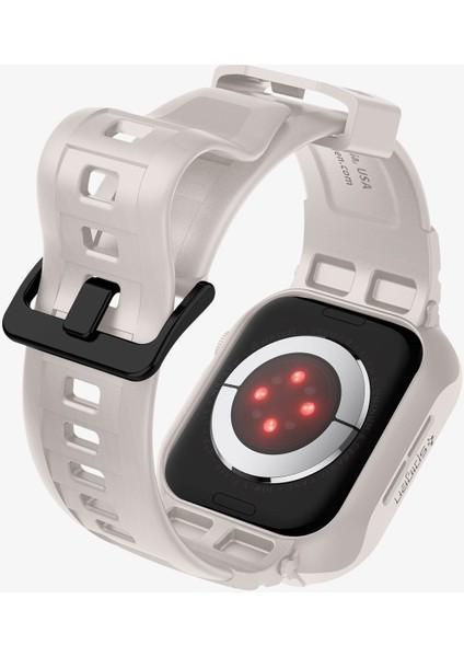Apple Watch 45mm (Seri 9/8/7) Kılıf & Kordon Kayış Rugged Armor Pro Dune Beige - ACS07386 fırsatları