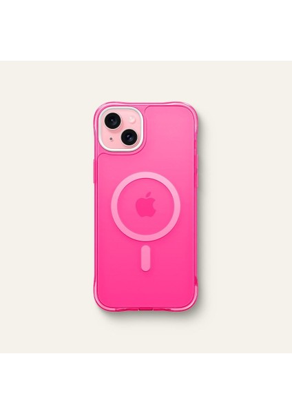 Ciel by Cyrill iPhone 15 Kılıf Ultra Sheer Mag MagSafe özellikli Hot Pink - ACS06829