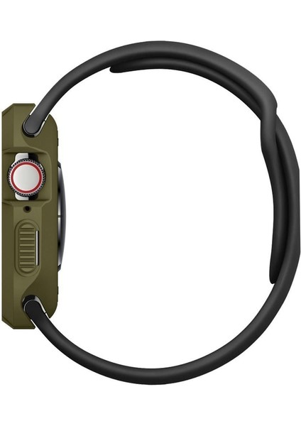 Apple Watch 41mm/40mm (Seri 9/8/SE2/7/6/SE/5/4) Kılıf Rugged Armor Olive Green - 061CS26014