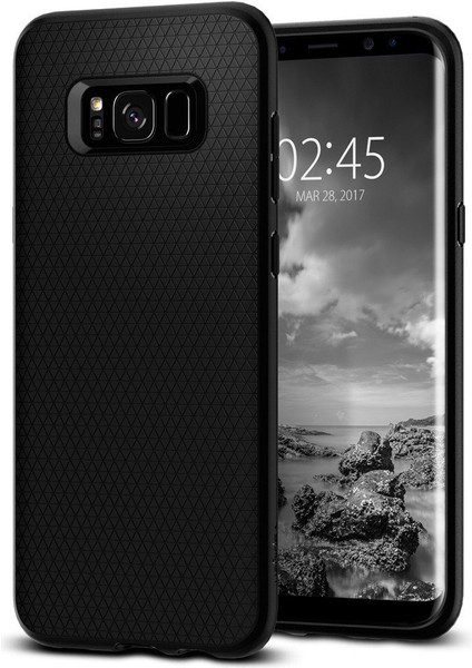 Galaxy S8 Kılıf Liquid Air Black - 565CS21611