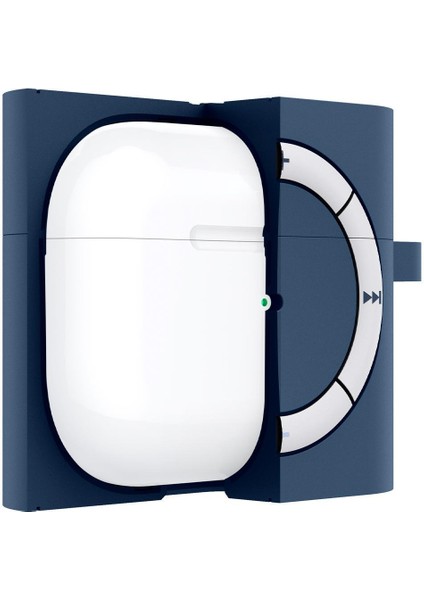 Apple AirPods (3.nesil) ile Uyumlu Kılıf Classic Shuffle Deep Blue - ASD02216 modelleri