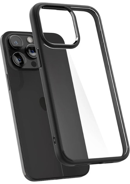 iPhone 15 Pro Kılıf Crystal Hybrid Matte Black - ACS06474