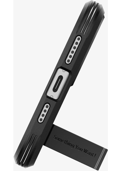 iPhone 15 Plus Kılıf Tough Armor MagFit MagSafe özellikli Black - ACS06669