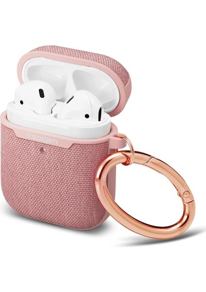 AirPods (2. nesil) / (1.nesil) Kılıf Urban Fit Dokuma Rose Gold - 074CS27598