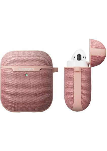 AirPods (2. nesil) / (1.nesil) Kılıf Urban Fit Dokuma Rose Gold - 074CS27598