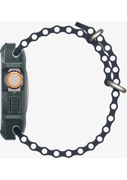 Apple Watch 49mm (Ultra 2/1) Kılıf Rugged Armor Abyss Green - ACS07383