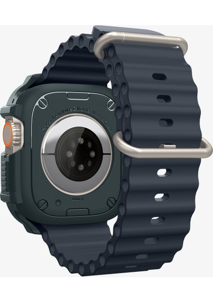 Apple Watch 49mm (Ultra 2/1) Kılıf Rugged Armor Abyss Green - ACS07383