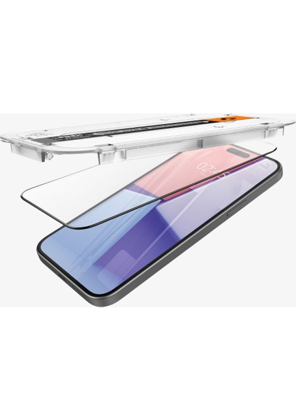 iPhone 15 Plus Cam Ekran Koruyucu Kolay Kurulum GLAS.tR EZ Fit Full Cover HD Black (2 Adet) - AGL06884 modelleri