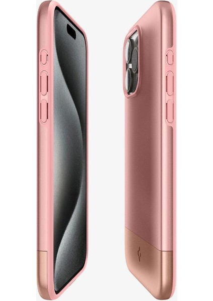 iPhone 15 Pro Kılıf Style Armor MagFit MagSafe özellikli Rose Gold - ACS06745