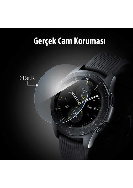 Samsung Galaxy Watch (42mm) Cam Ekran Koruyucu GLAS.tR Slim HD (3 Adet) - 600GL25075 fiyatları