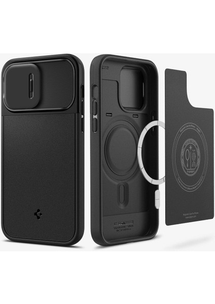iPhone 14 Pro Kılıf Optik Armor MagFit MagSafe özellikli Black - ACS04993