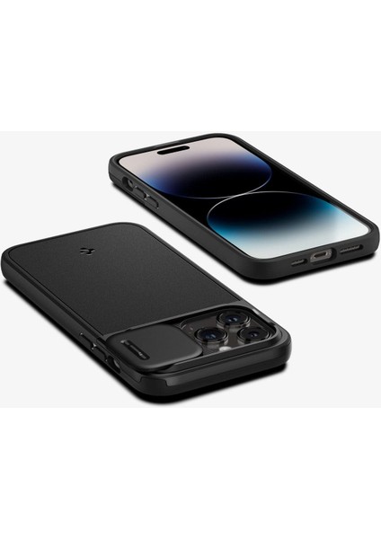 iPhone 14 Pro Kılıf Optik Armor MagFit MagSafe özellikli Black - ACS04993