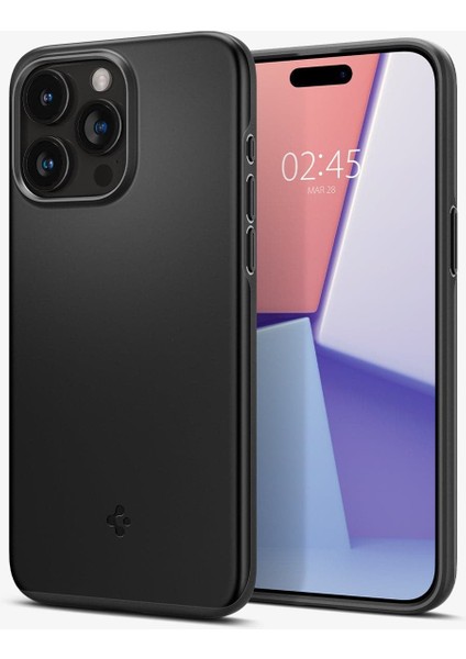 iPhone 15 Pro Kılıf Thin Fit Black - ACS06686