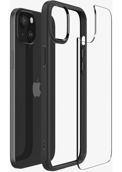 iPhone 15 Plus Kılıf Ultra Hybrid Matte Black - ACS06657