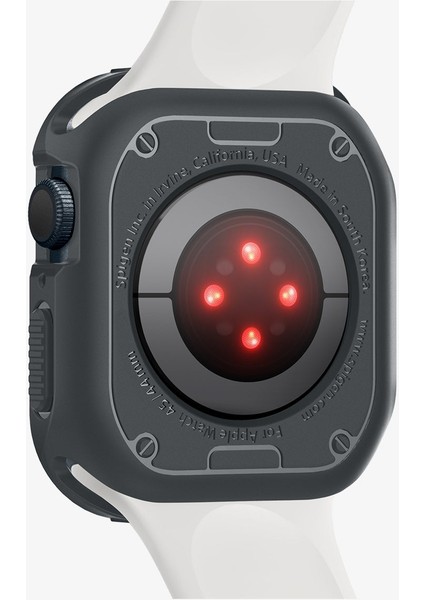 Apple Watch 45mm/44mm (Seri 9/8/SE2/7/6/SE/5/4) Kılıf Rugged Armor Dark Gray - ACS07380