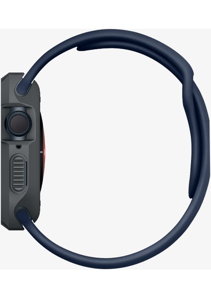 Apple Watch 45mm/44mm (Seri 9/8/SE2/7/6/SE/5/4) Kılıf Rugged Armor Dark Gray - ACS07380