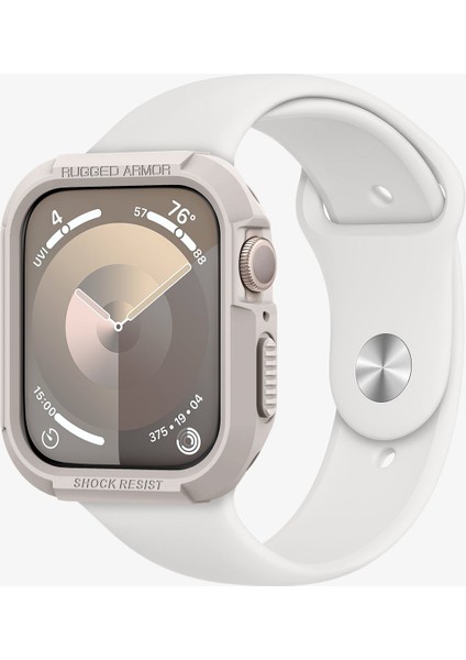 Apple Watch 45mm/44mm (Seri 9/8/SE2/7/6/SE/5/4) Kılıf Rugged Armor Dune Beige - ACS07379
