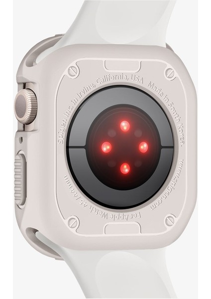 Apple Watch 45mm/44mm (Seri 9/8/SE2/7/6/SE/5/4) Kılıf Rugged Armor Dune Beige - ACS07379