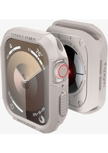 Apple Watch 45mm/44mm (Seri 9/8/SE2/7/6/SE/5/4) Kılıf Rugged Armor Dune Beige - ACS07379