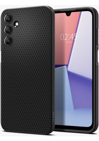 Galaxy A15 Kılıf Liquid Air Matte Black - ACS07246