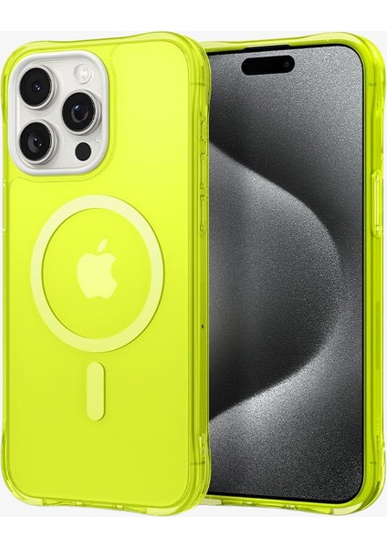 Ciel by CYRILL iPhone 15 Pro Max Kılıf Ultra Sheer Mag MagSafe özellikli Lime - ACS06630