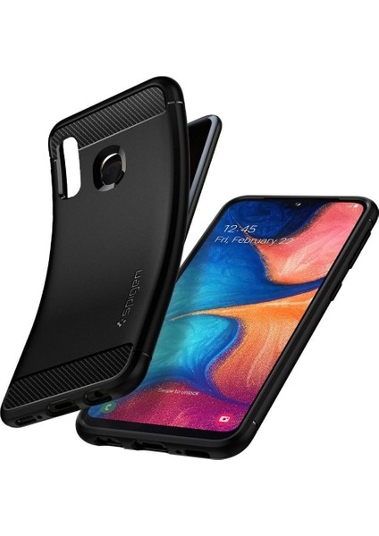 Galaxy A20e Kılıf Rugged Armor Matte Black - 622CS26434