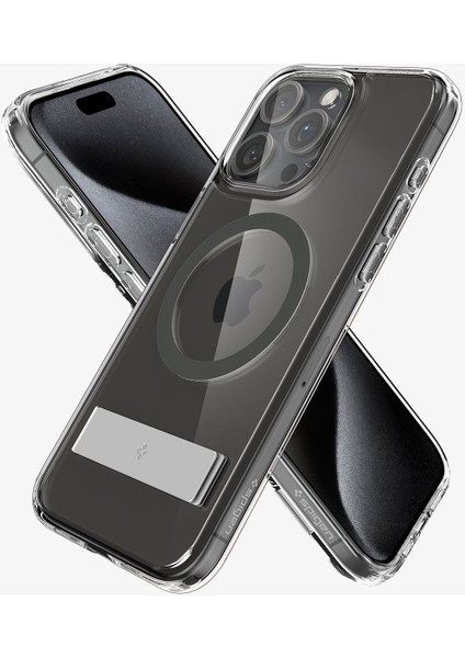 iPhone 15 Pro Kılıf Ultra Hybrid S MagFit MagSafe özellikli Graphite - ACS06723
