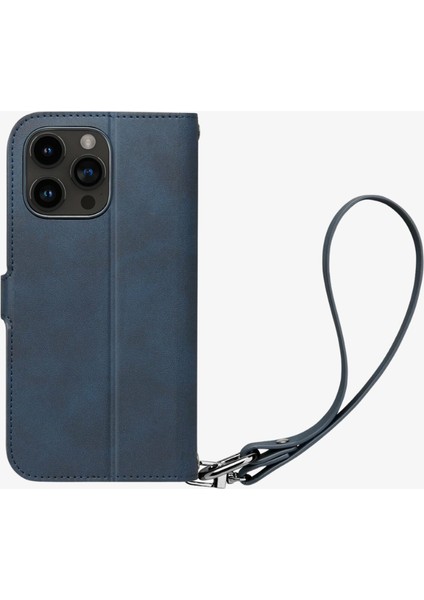 iPhone 15 Pro Kılıf Wallet S Pro Navy - ACS06741