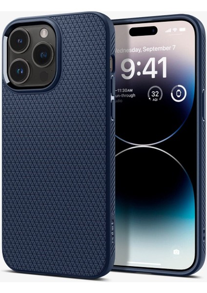 iPhone 14 Pro Kılıf Liquid Air Navy Blue - ACS04958 fiyatları