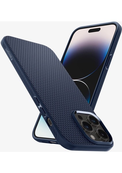 iPhone 14 Pro Kılıf Liquid Air Navy Blue - ACS04958 modelleri
