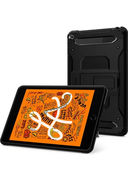 iPad Mini 5 Kılıf Tough Armor TECH Black - 051CS26114