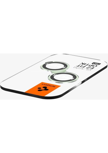 iPhone 15 / 15 Plus / 14 / 14 Plus Kamera Lens Camı Koruyucu Kolay Kurulum GLAS.tR EZ Fit Optik Pro (2 Adet) Green - AGL07169