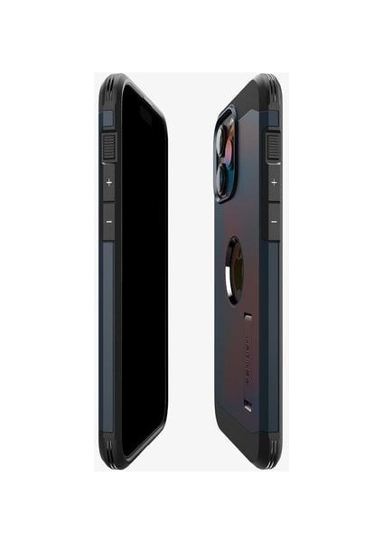 iPhone 15 Pro Kılıf Tough Armor MagFit MagSafe özellikli Kickstand Metal Slate - ACS06734 modelleri